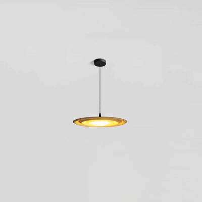Moderne minimalistische runde Wasser-Kräuselung Acryl Eisen LED Pendelleuchte für Schlafzimmer 