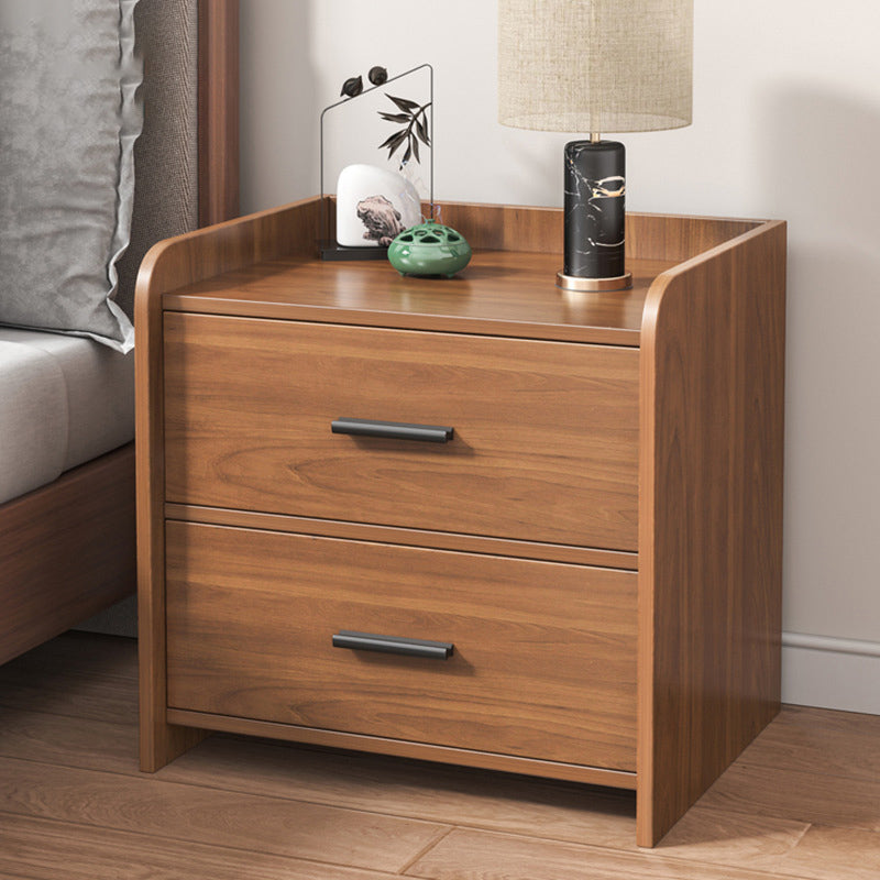 Table de nuit rectangulaire traditionnelle chinoise en panneau de densité avec 1/2 tiroir pour chambre 