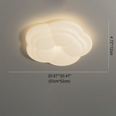 Luz de techo LED de montaje empotrado de hierro acrílico con pétalo minimalista moderno para dormitorio 