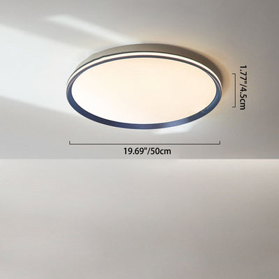 Luz de techo empotrada LED redonda acrílica moderna minimalista para dormitorio 