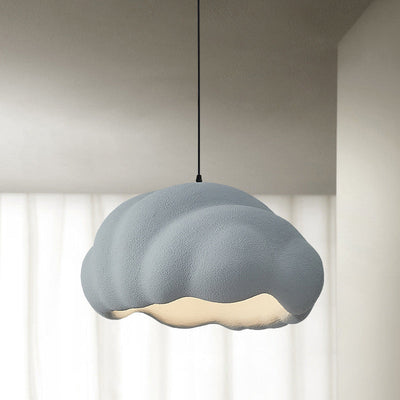 Lampe Suspendue Moderne Minimaliste Ronde en Polyéthylène Haute Densité à 1 Lumière Pour Chambre 