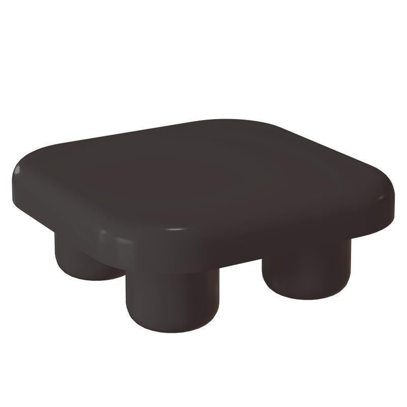 モダンミニマリストスクエアテーブルトップ中密度繊維板アクリルコーヒーテーブル4本脚リビングルーム用 