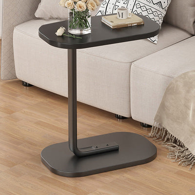 Moderner minimalistischer rechteckiger PVC-Kunststoffpaneel-Beistelltisch für das Wohnzimmer 