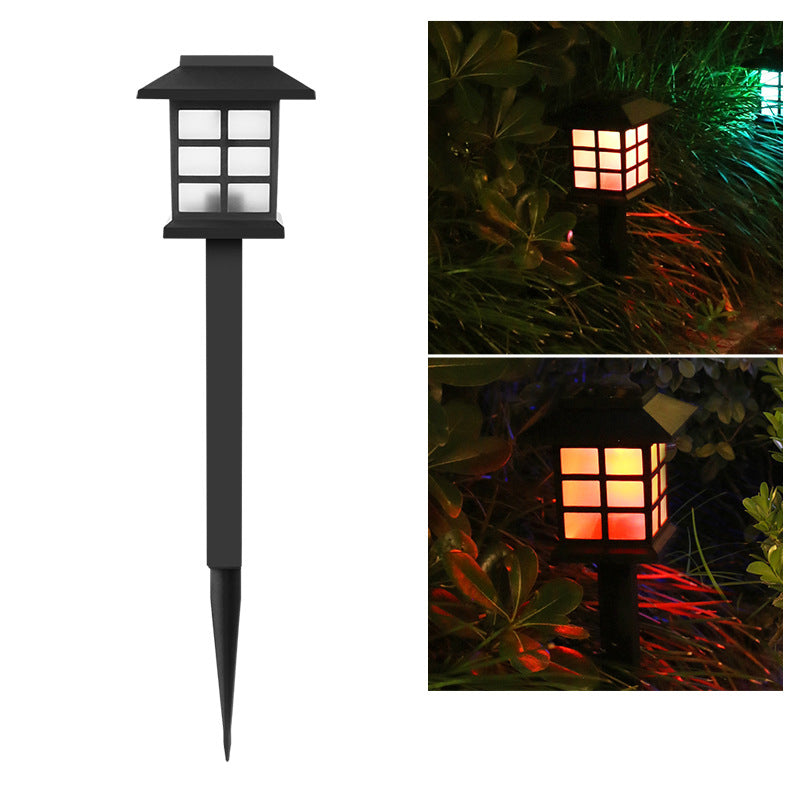 Lumière de Paysage Extérieure LED ABS Solaire Étanche Rustique Traditionnelle pour Jardin 