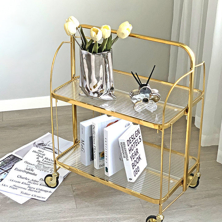 Moderner minimalistischer quadratischer Couchtisch aus Eisen und Glas mit klappbarem Aufbewahrungsregal, 2 Ebenen, für das Schlafzimmer 