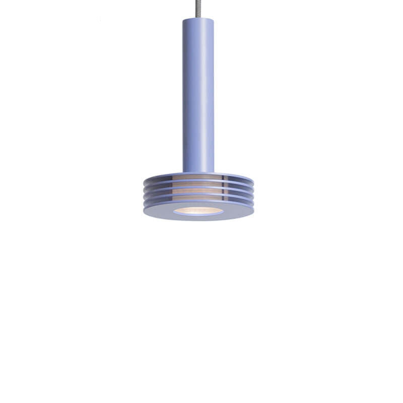 Nordic Minimalist Metal Cylindrical Drum LED Pendant Light