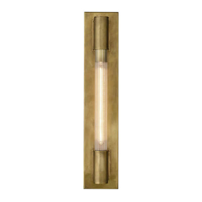Modern Minimalist Glass Strip Mirror Vanity Light 1-Light Wall Sconce Lamp