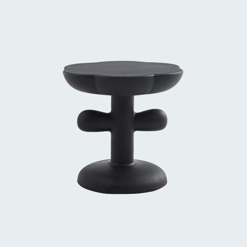 Modern Minimalist Floral PE Coffee Table 1-Tier For Living Room