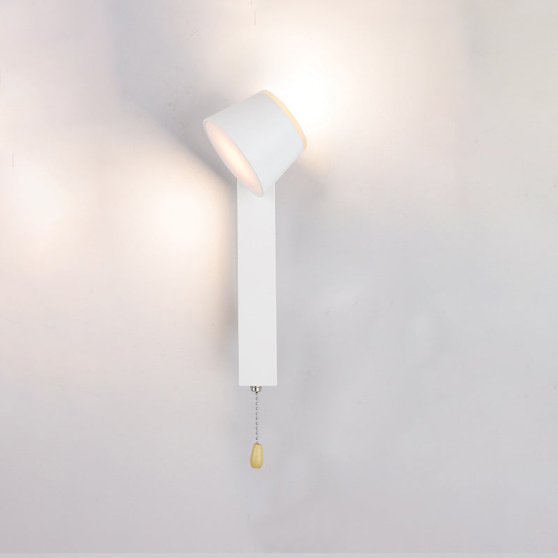 Applique Murale LED Rotative Rectangle en Aluminium Géométrique de Simplicité Contemporaine pour Chambre 