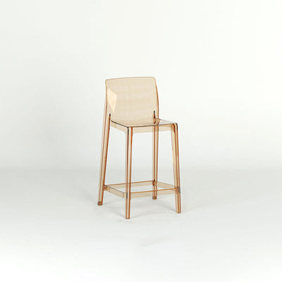 Taburete de barra cuadrado contemporáneo escandinavo con respaldo y reposapiés para cocina 