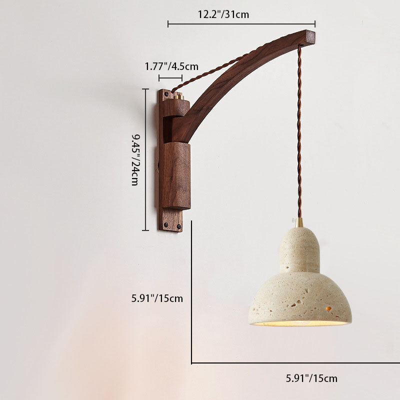 Moderne minimalistische drehbare LED-Wandleuchte