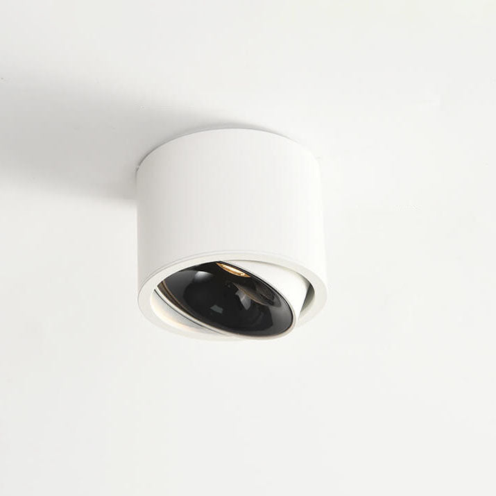 Moderner minimalistischer runder Strahler, verstellbare LED-Deckenleuchte 