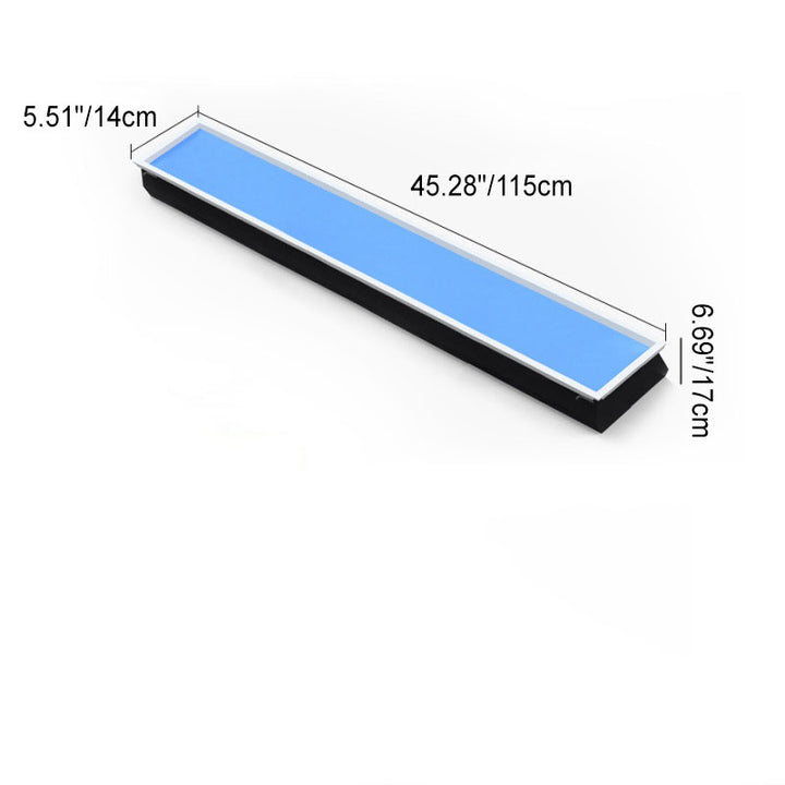 Plafonnier LED encastré bleu ciel moderne minimaliste intelligent en métal pour salon 