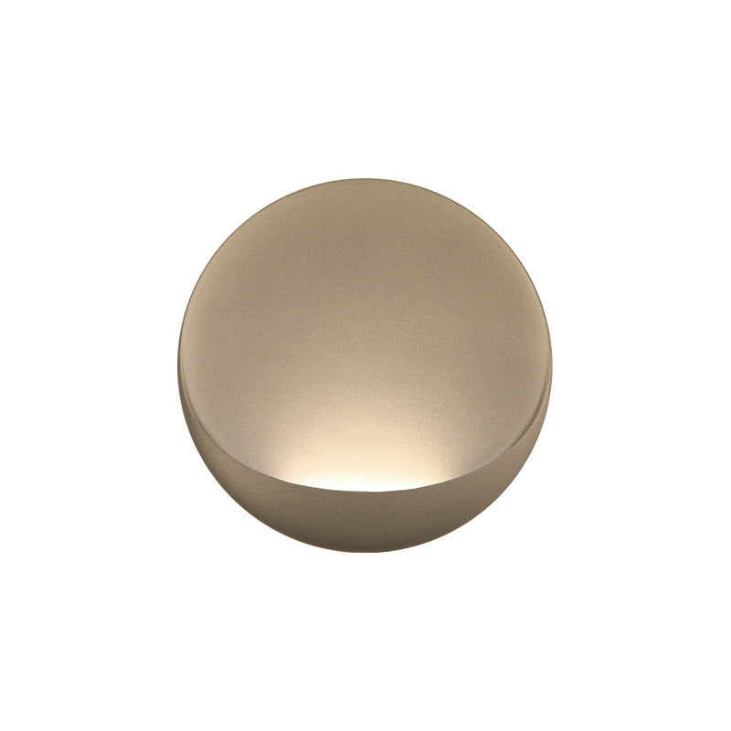 Modern Minimalist Round Aluminum LED Wall Sconce Lamp