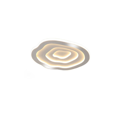 Zeitgenössische Einfachheit Eisen Rose Blume Wolke Form LED Unterputz Deckenleuchte für Wohnzimmer 