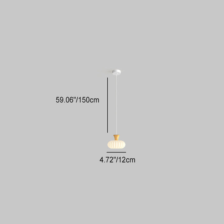 Contemporary Scandinavian Log Glass 1/3 Light Island Light Chandelier For Dining Room