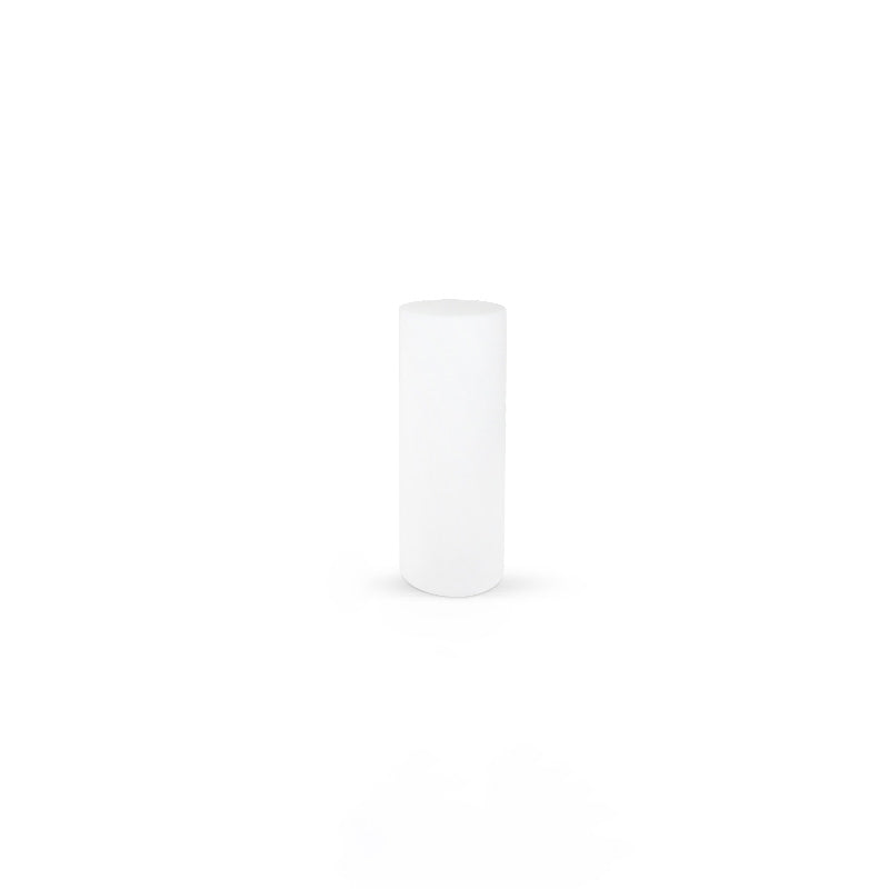 Lampe de jardin moderne minimaliste solaire étanche à LED PE en forme de cylindre avec fiche de sol 