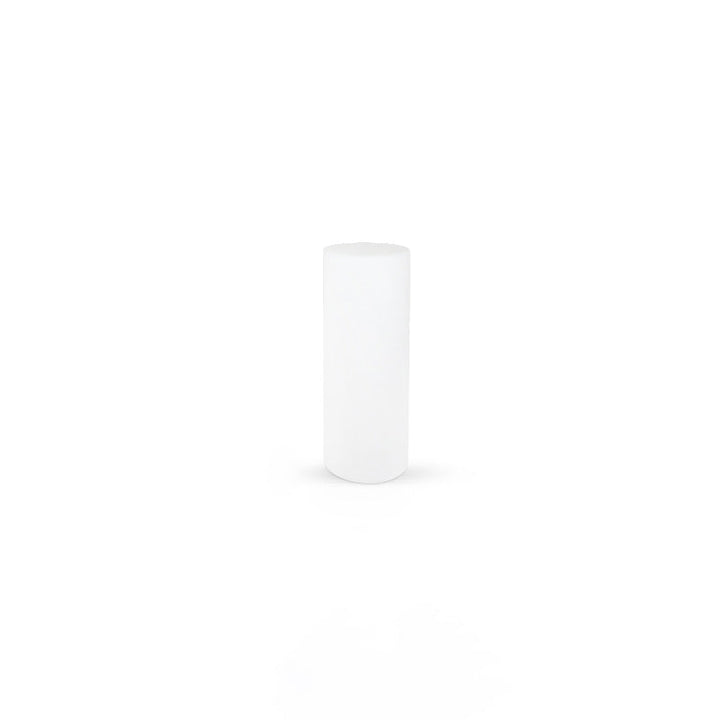 Lampe de jardin moderne minimaliste solaire étanche à LED PE en forme de cylindre avec fiche de sol 