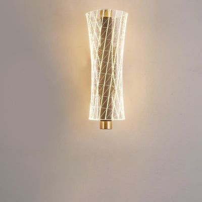 Applique murale LED en acrylique de style moderne mi-siècle pour chambre 