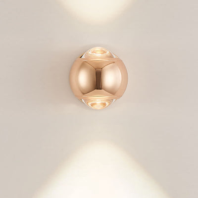 Modern Creative Bedside Iron Sphere LED Wall Sconce Lamp