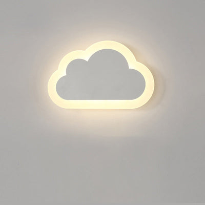 Zeitgenössische Einfachheit Aluminium Wolke Rahmen Silikon Streifen LED Kinder Wand Leuchte Lampe Für Schlafzimmer 