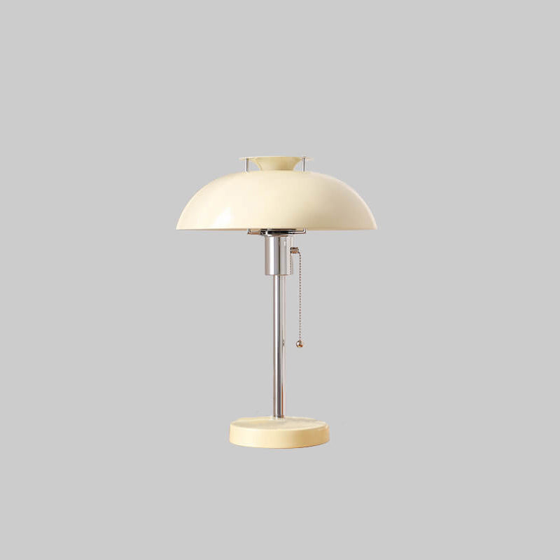 Contemporary Nordic Iron Round Dome 1-Light Table Lamp For Living Room &amp; Bedroom