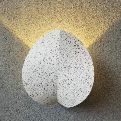 Applique murale LED elliptique en aluminium étanche nordique contemporain en forme de trèfle à quatre feuilles pour terrasse extérieure 
