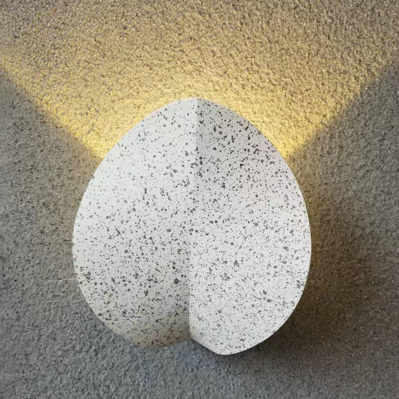 Applique murale LED elliptique en aluminium étanche nordique contemporain en forme de trèfle à quatre feuilles pour terrasse extérieure 