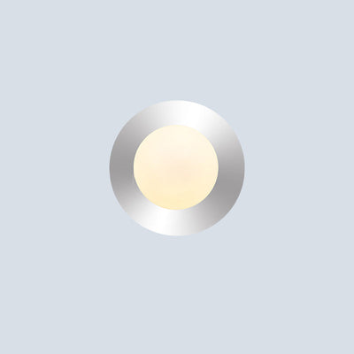 Moderne minimalistische runde Kugel Eisen Glas 1-Licht Wandleuchte Lampe für Wohnzimmer 