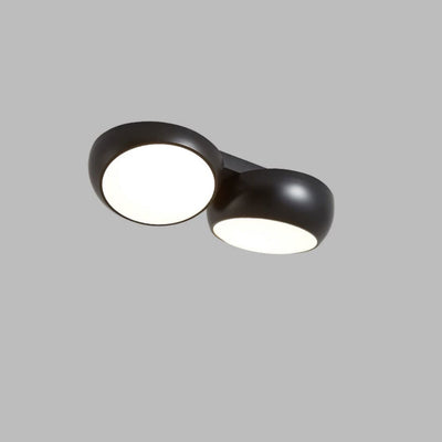 Luz de techo LED empotrada redonda de combinación minimalista moderna de hierro y plástico para sala de estar 