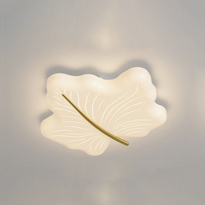 Moderne minimalistische Ahornblatt Eisen Acryl LED Unterputz Deckenleuchte für Schlafzimmer 