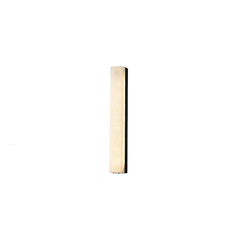 Applique murale LED en cuivre marbré minimaliste moderne pour salon 