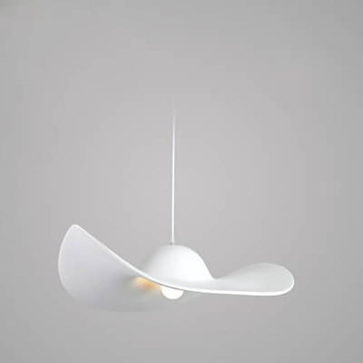 Nordic Minimalist Hat Design PU 1-Light Pendant Light