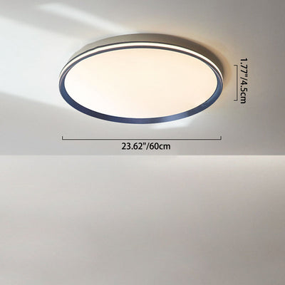 Luz de techo empotrada LED redonda acrílica moderna minimalista para dormitorio 