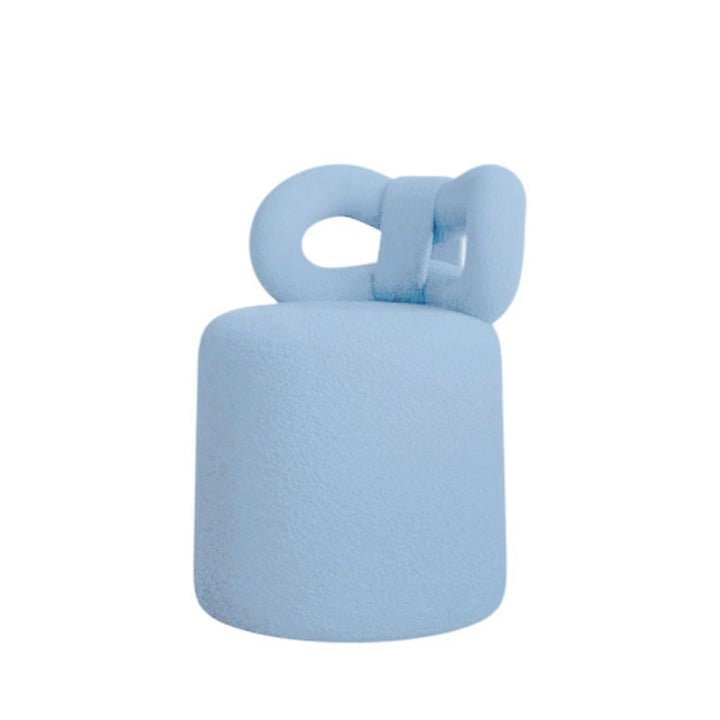 Tabouret pivotant contemporain en laine d&