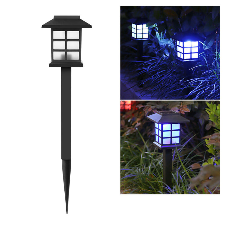 Lumière de Paysage Extérieure LED ABS Solaire Étanche Rustique Traditionnelle pour Jardin 