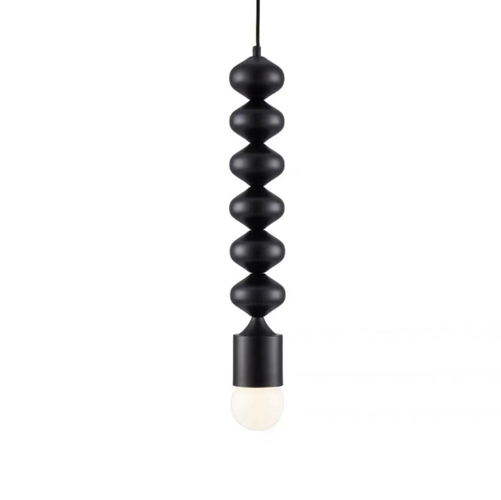 Simplicité Contemporaine Fer Gourde Suspension 1-Lumière Pour Salon 