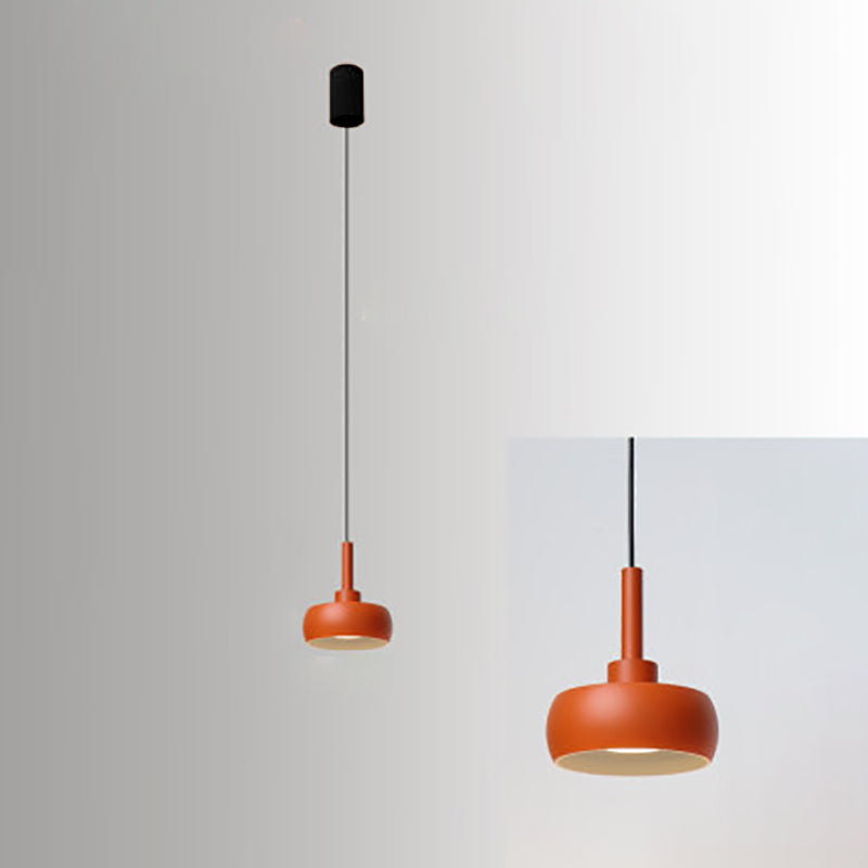 Nordic Minimalist Dome Aluminum LED Retractable Pendant Light