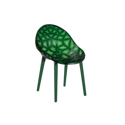 Respaldo de silla de comedor contemporánea nórdica de forma redonda de diamante de PC para comedor 