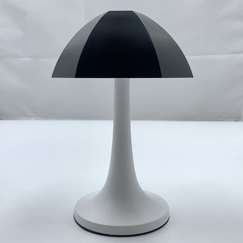 Contemporary Creative Iron Mushroom PVA LED USB Charging Table Lamp For Bedroom