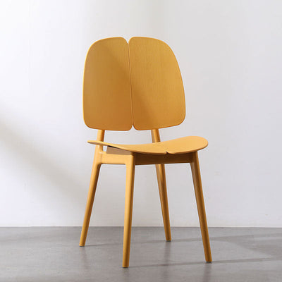 Chaise de salle à manger carrée en plastique et métal scandinave contemporain avec dossier pour salle à manger 