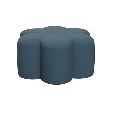 Tabouret en velours en forme de fleur de prunier nordique contemporain pour salon 