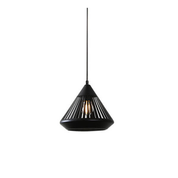 Moderne minimalistische Eisenhohl-Diamantform 1/3-Licht Insel Licht Kronleuchter 
