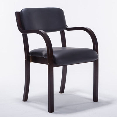 Chaise de salle à manger contemporaine en bois nordique, tissu coton lin, cuir, velours, éponge, dossier carré, accoudoir pour salle à manger 