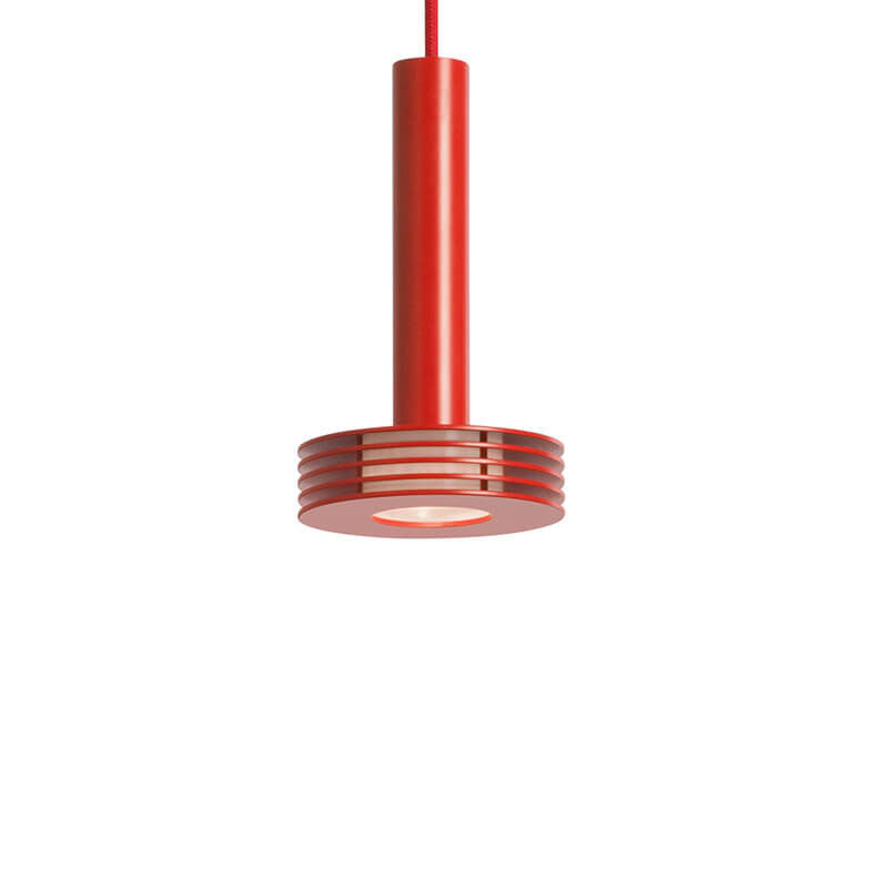 Nordic Minimalist Metal Cylindrical Drum LED Pendant Light