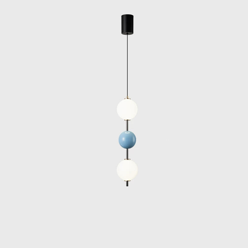 Moderne Art Deco Hebbare Multi Orb String Aluminium Acryl LED Pendelleuchte Für Schlafzimmer 