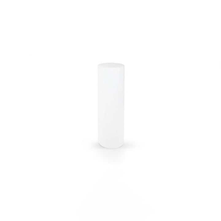 Lampe de jardin moderne minimaliste solaire étanche à LED PE en forme de cylindre avec fiche de sol 
