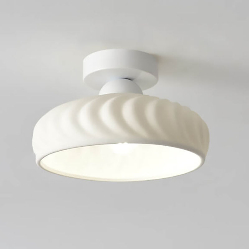 Plafonnier moderne en céramique de luxe léger à un feu 