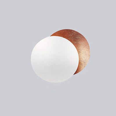 Modern Simplicity Alloy Round LED Wall Sconce Lamp For Bedroom