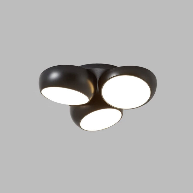 Luz de techo LED empotrada redonda de combinación minimalista moderna de hierro y plástico para sala de estar 